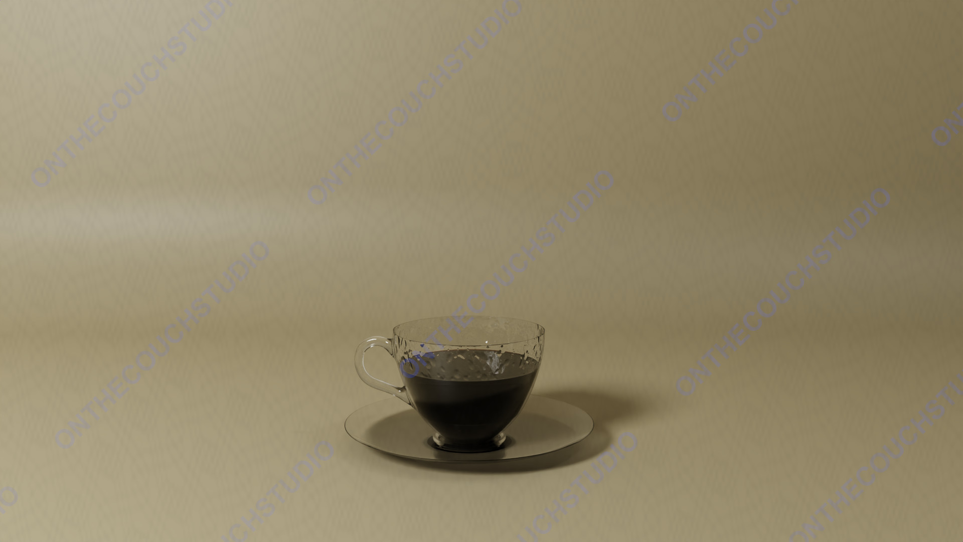 Coffee Cup 01 3D Model preview