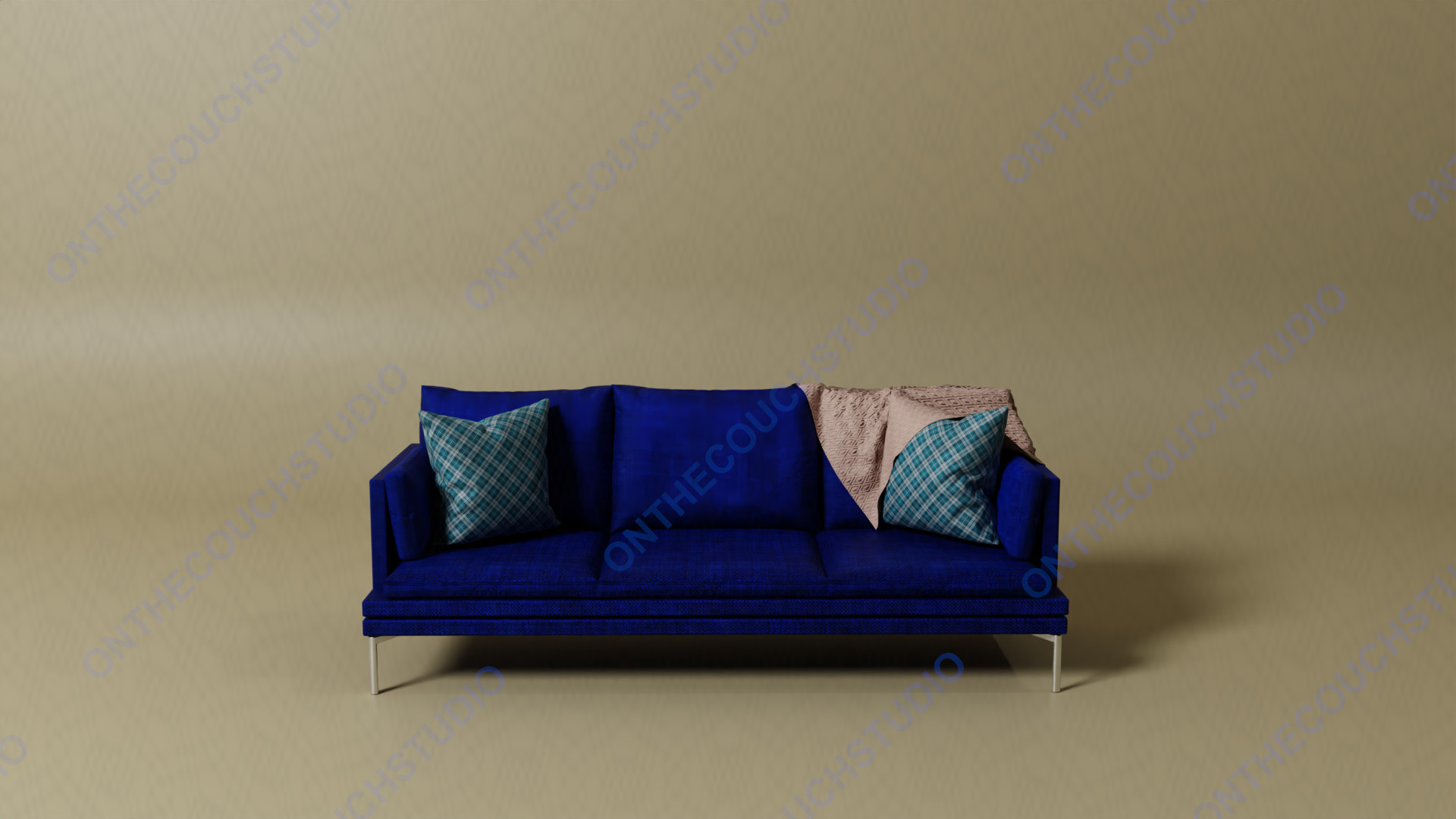 Couch 01 3D Model preview