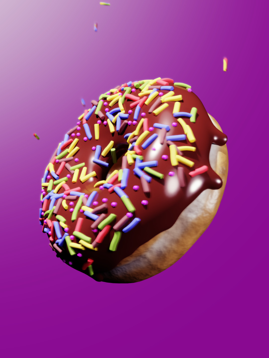 Donut 01 3D Model preview