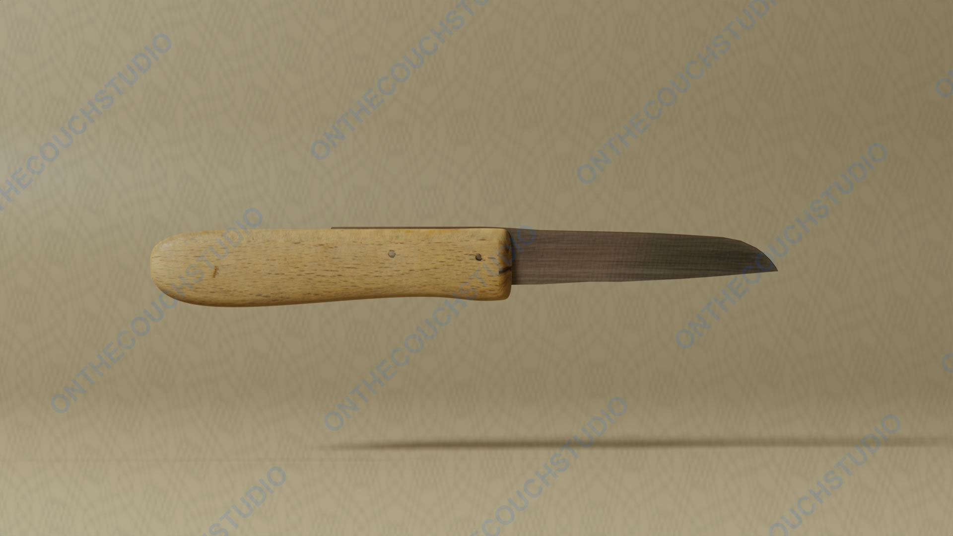 Knife 01 3D Model preview