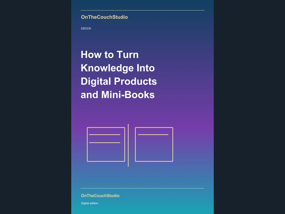 How to Turn Knowledge Into Digital Products and Mini-Books product preview