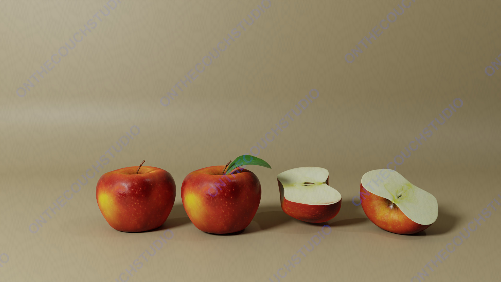 Apple 3D Model
