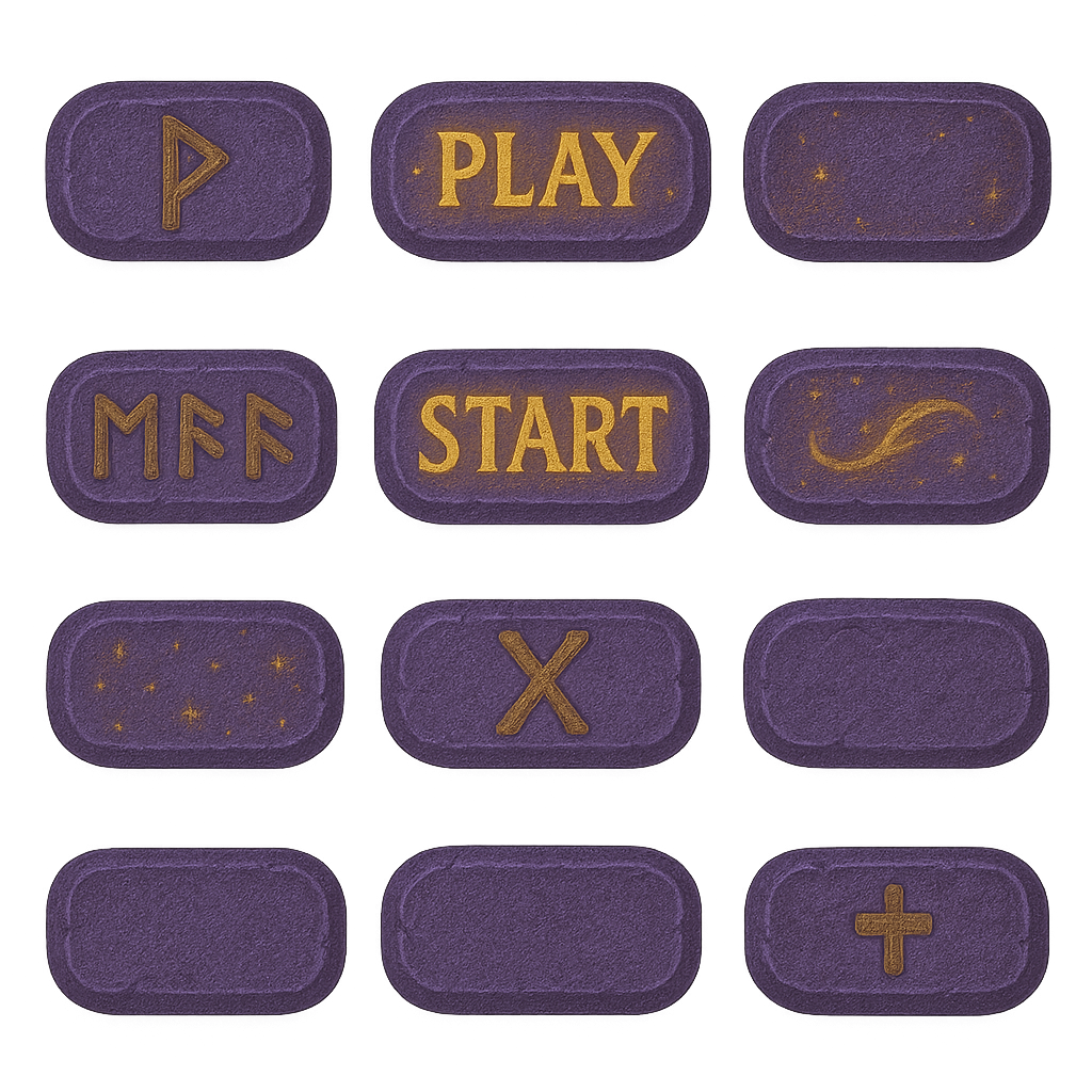 Free UI Pack Vol.1 - Buttons Preview
