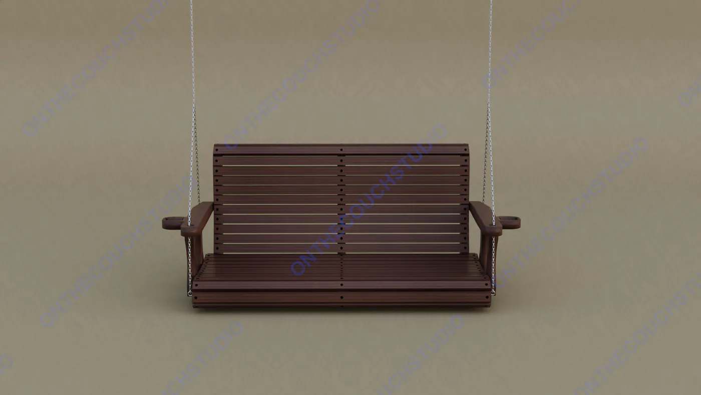 Bench 01 3D Model product preview