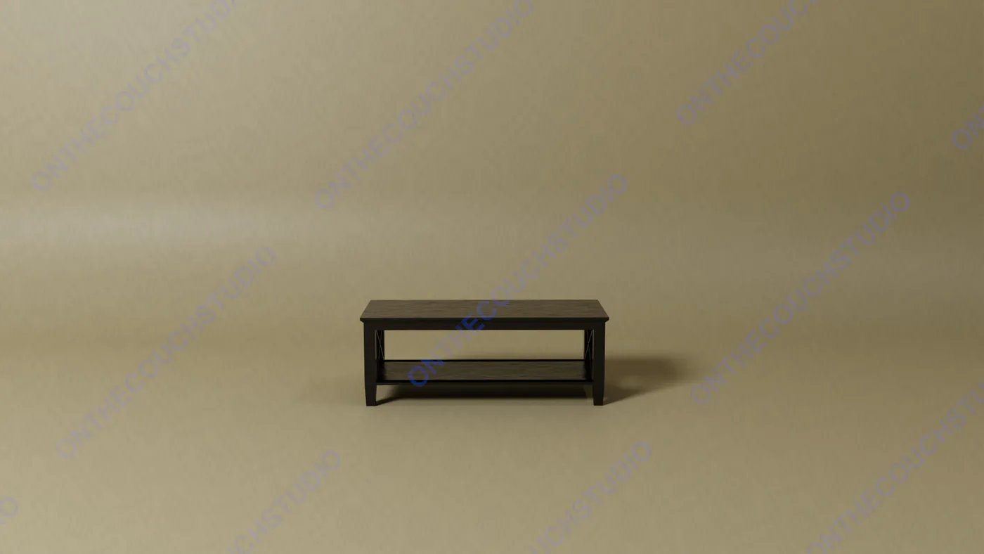 Coffee Table 01 3D Model preview