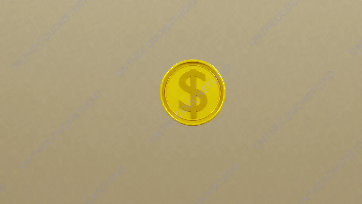 Coin 01 3D Model product preview