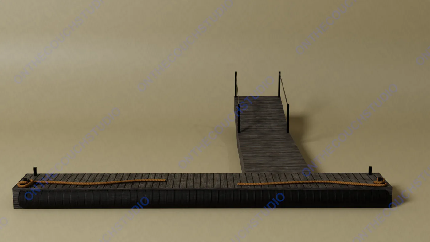 Dock 01 3D Model product preview