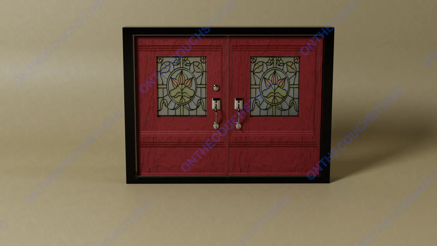 Door 01 3D Model product preview