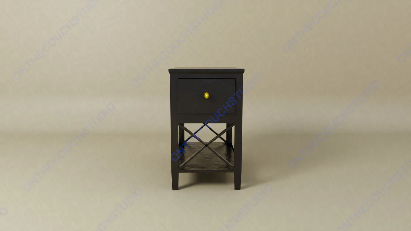 End Table 01 3D Model product preview