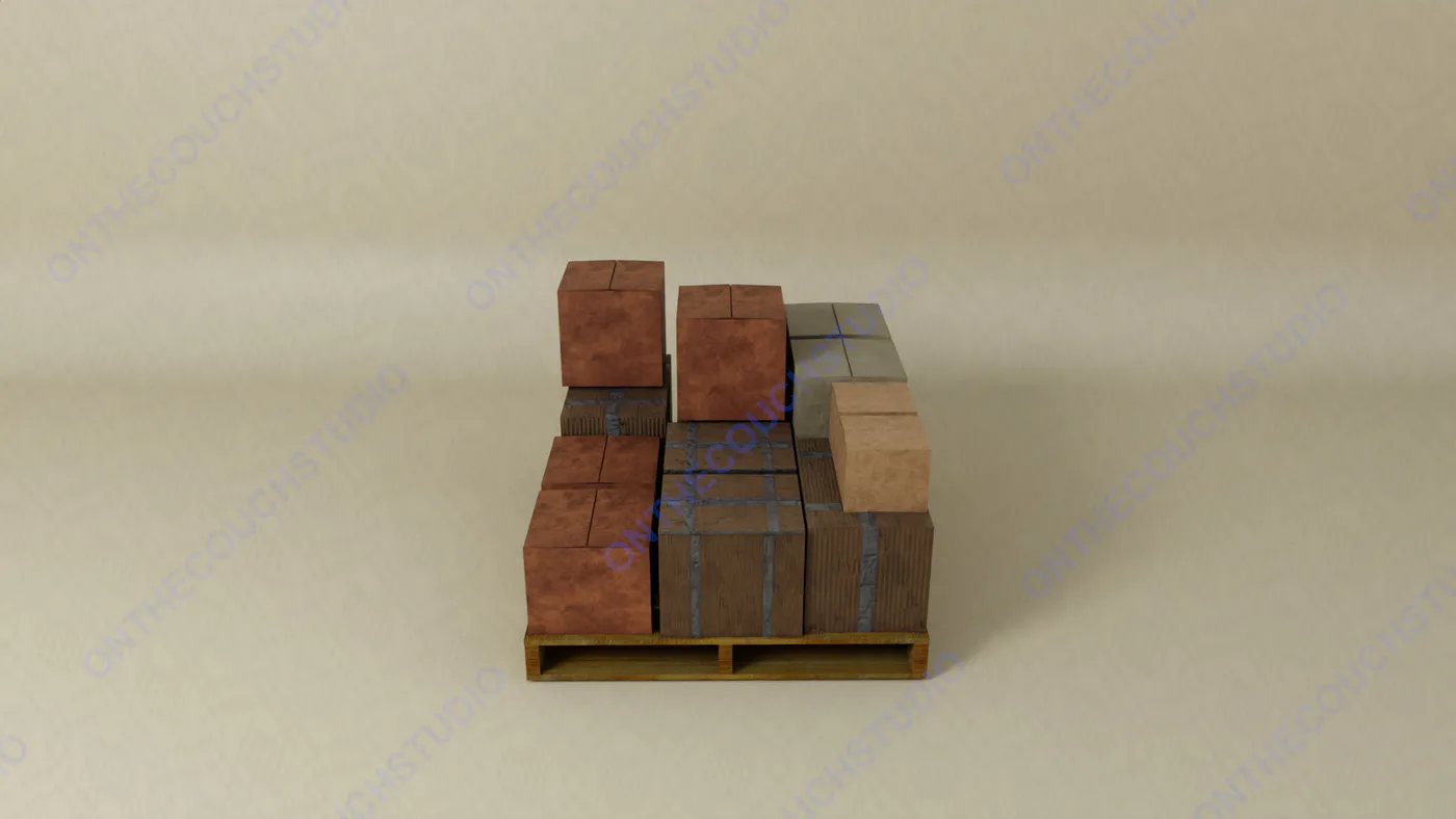 Freight 01 3D Model product preview