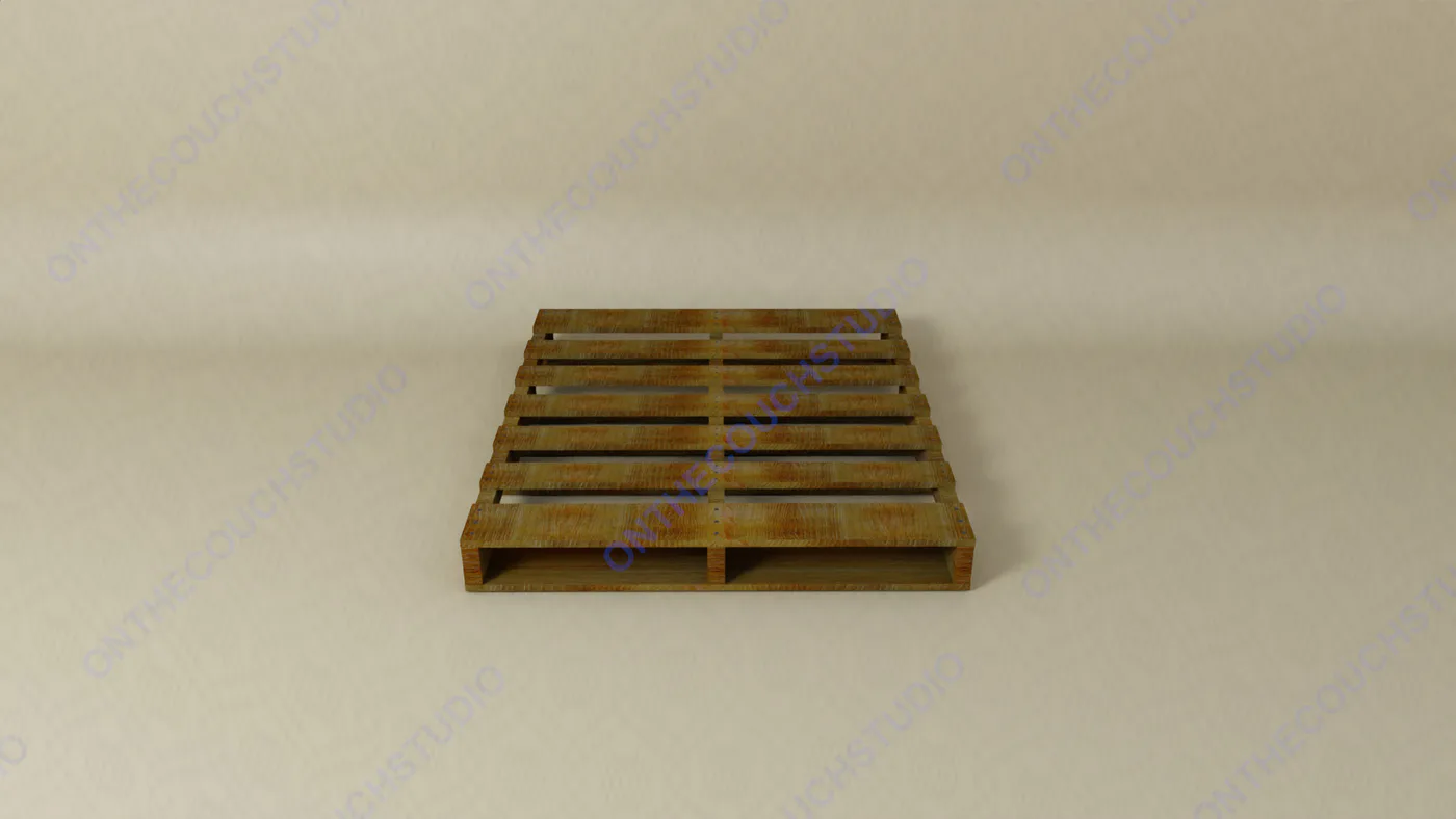 Pallet 01 3D Model product preview
