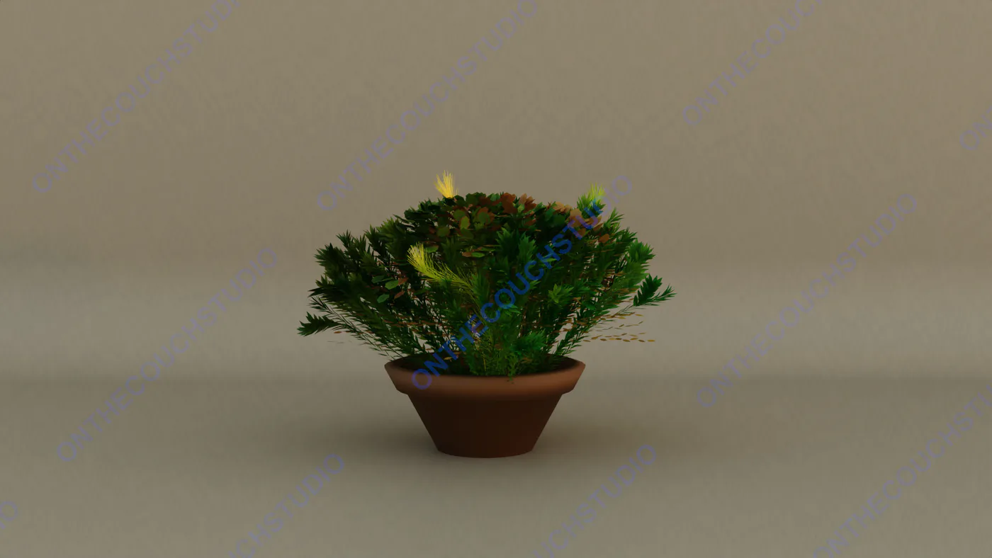 Plant 03 3D Model product preview