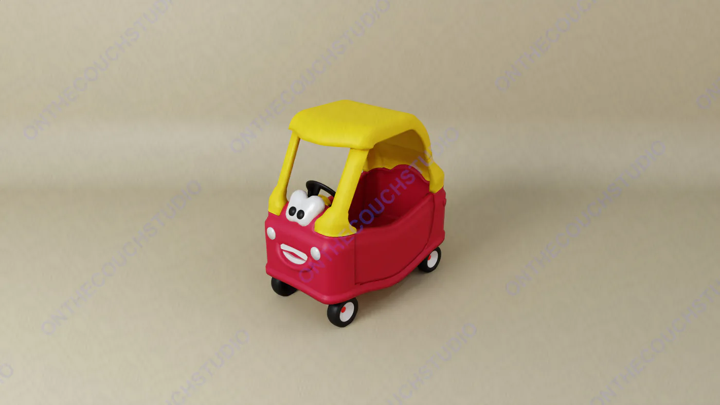 Toy Car 01 3D Model product preview