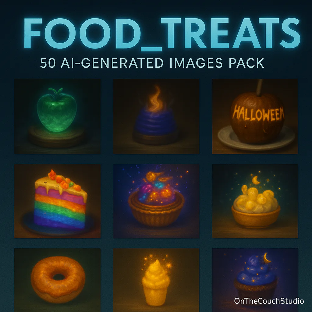 Food Treats AI Image Pack product preview