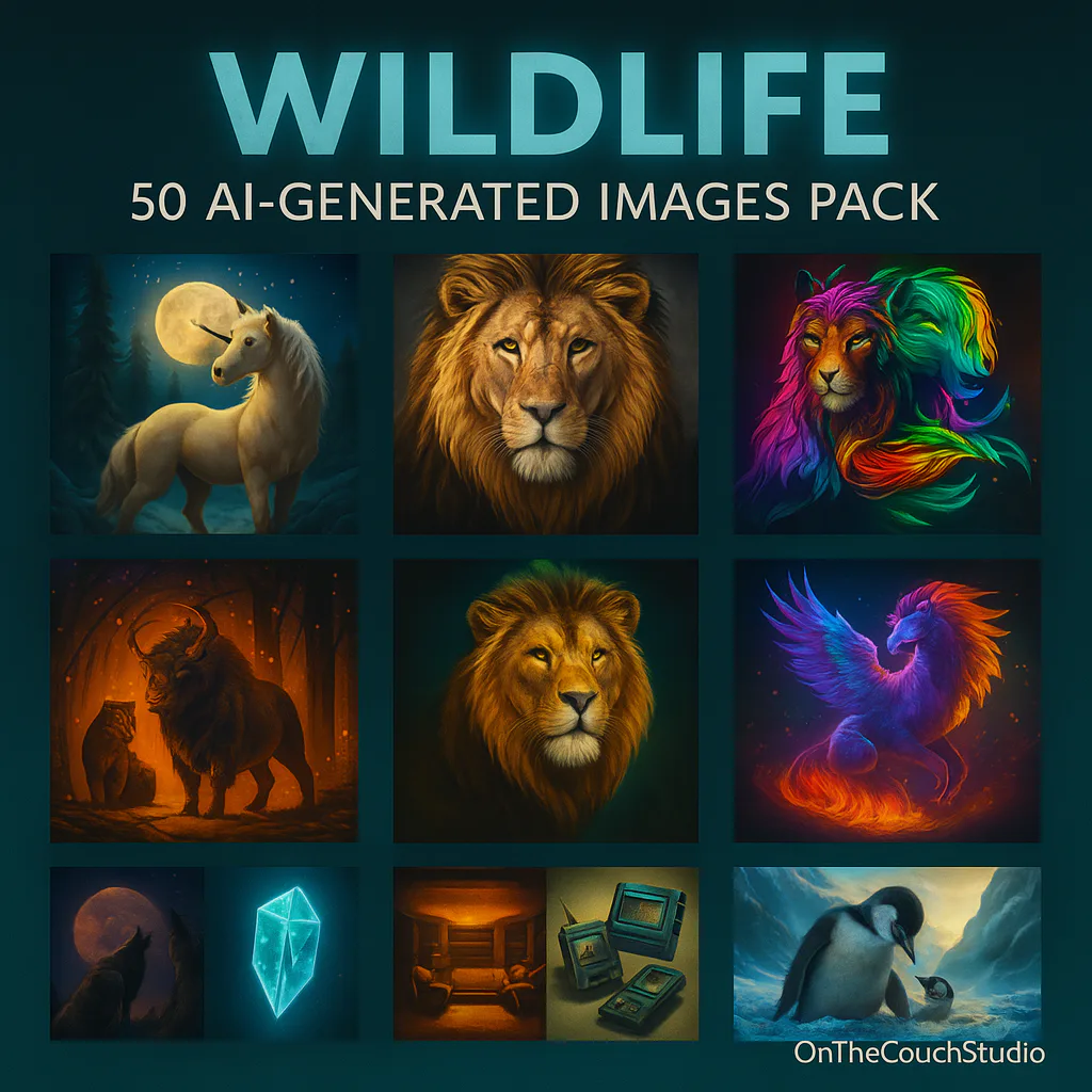 Wildlife AI Image Pack product preview