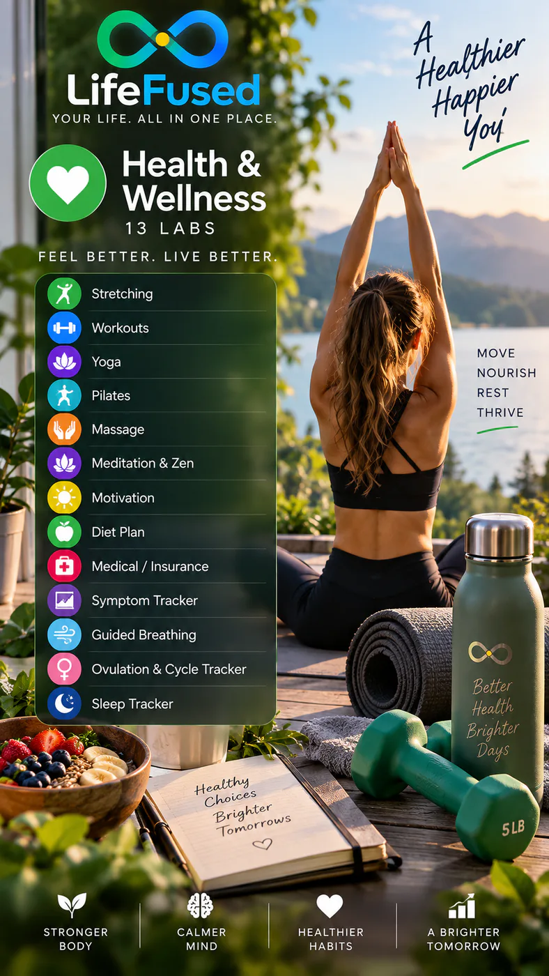 LifeFused Health and Wellness promotional artwork