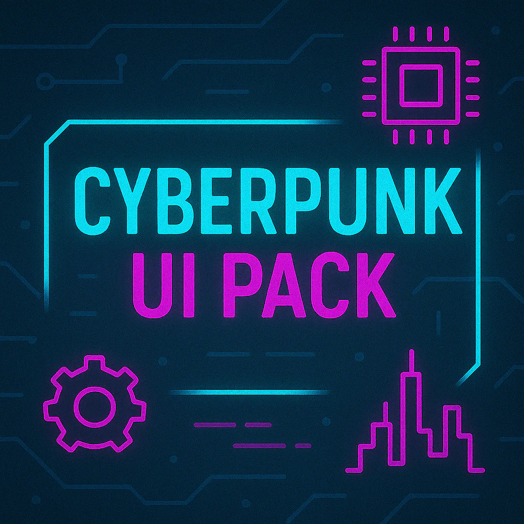 Cyberpunk UI UI Pack preview