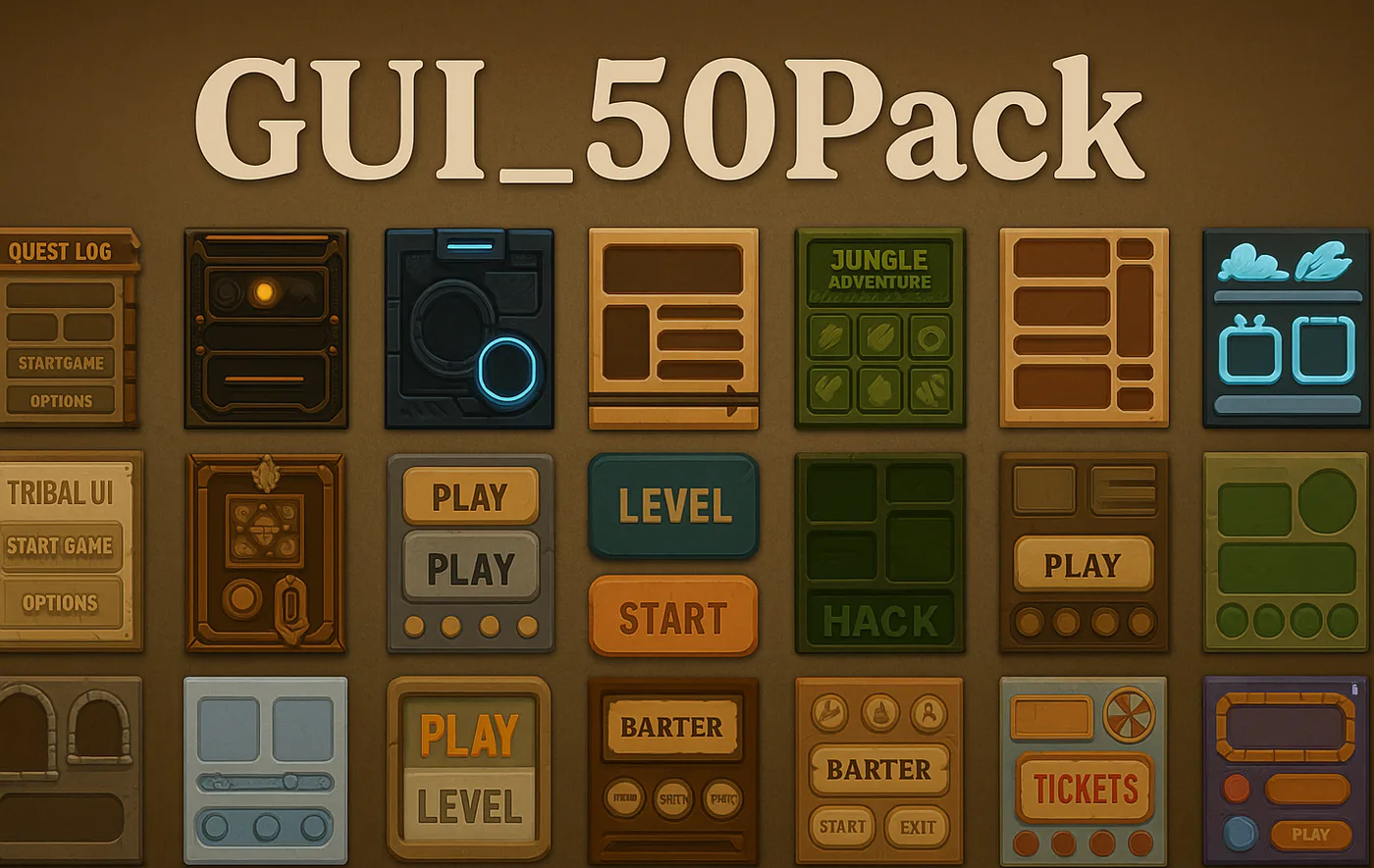 GUI 50 Pack product preview