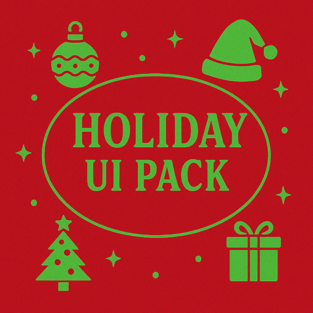 Holiday UI Pack product preview