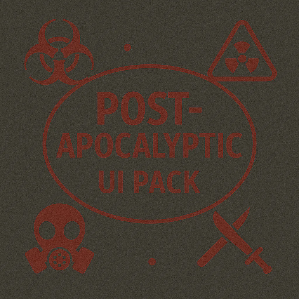 Post-Apocalyptic UI Pack product preview