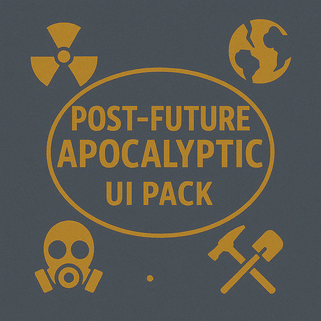 Post-Future Apocalyptic UI Pack product preview