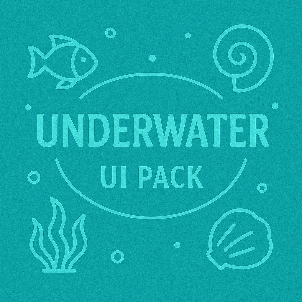 Underwater UI UI Pack product preview