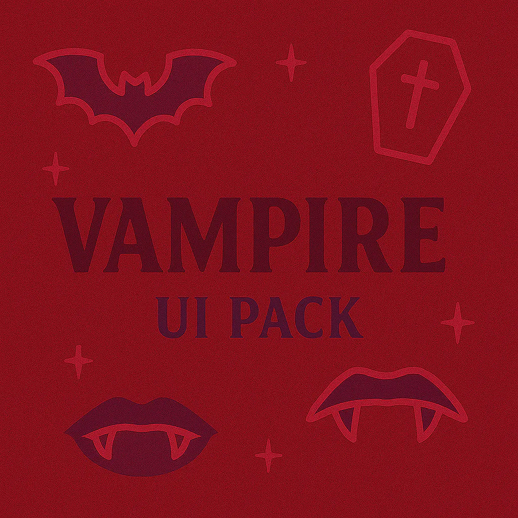 Vampire UI Pack product preview