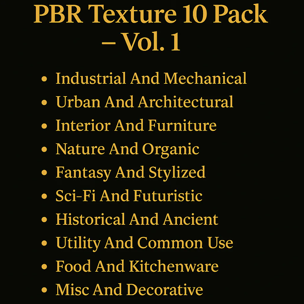 PBR Texture 10 Pack - Vol. 1 product preview